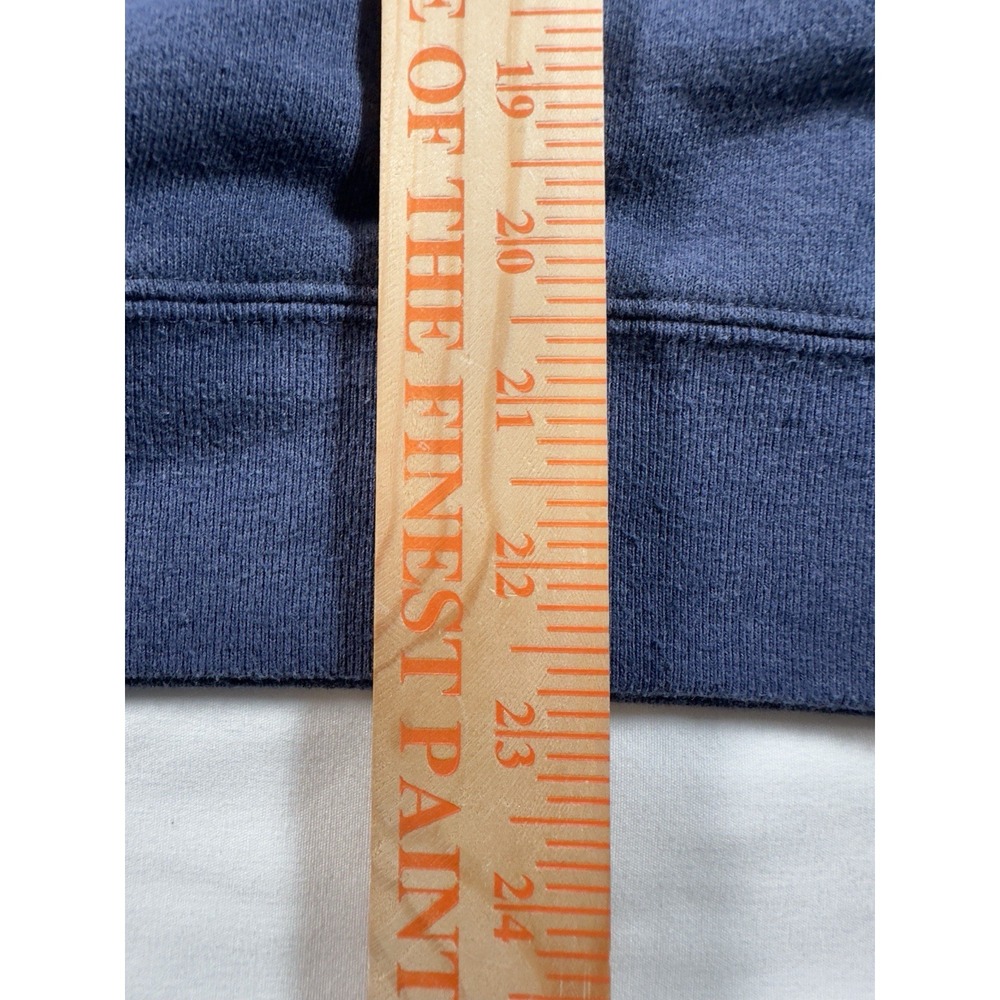 Patagonia Sweatshirt Women Medium Ridge Rise Stripe Uprisal Blue Organic Cotton - Picture 10 of 11